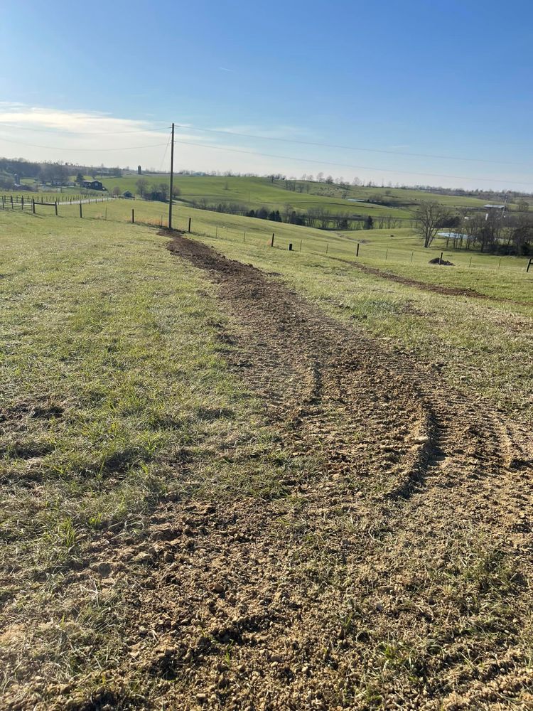 Excavating for New Horizon Contracting in Bardstown, KY
