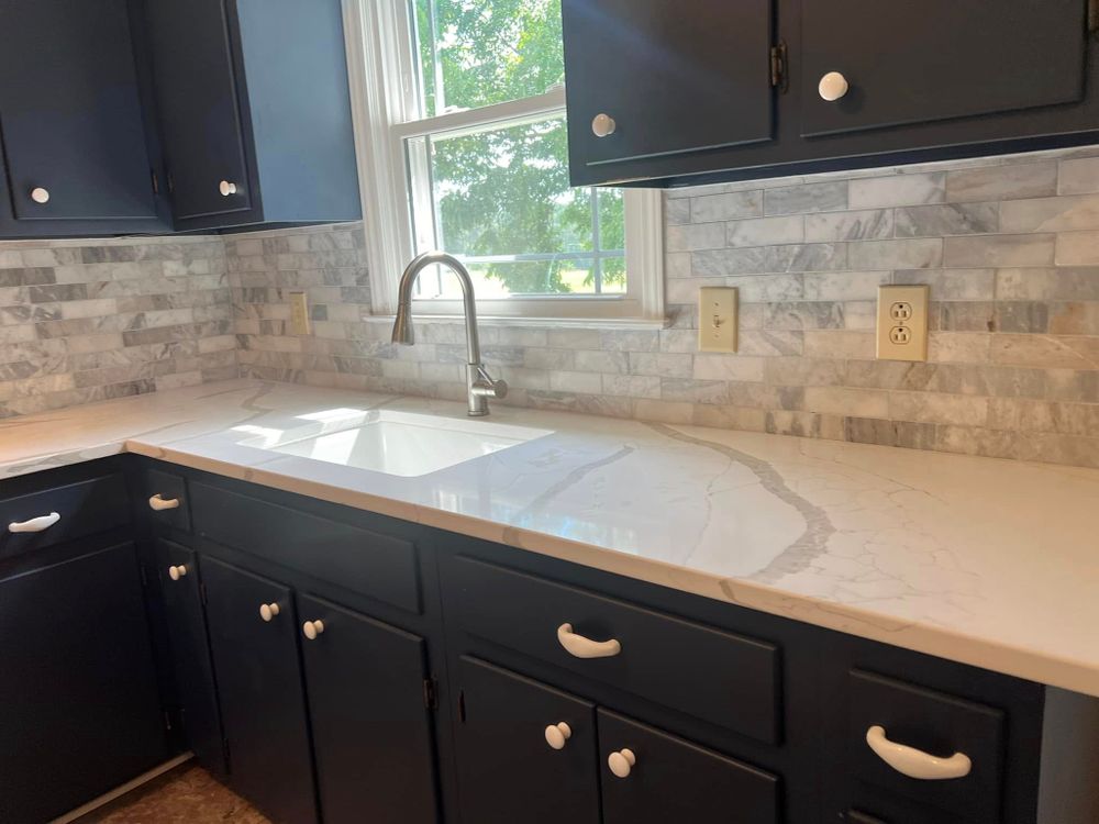 Tiling for Novo Tile Co. in Lillington, NC