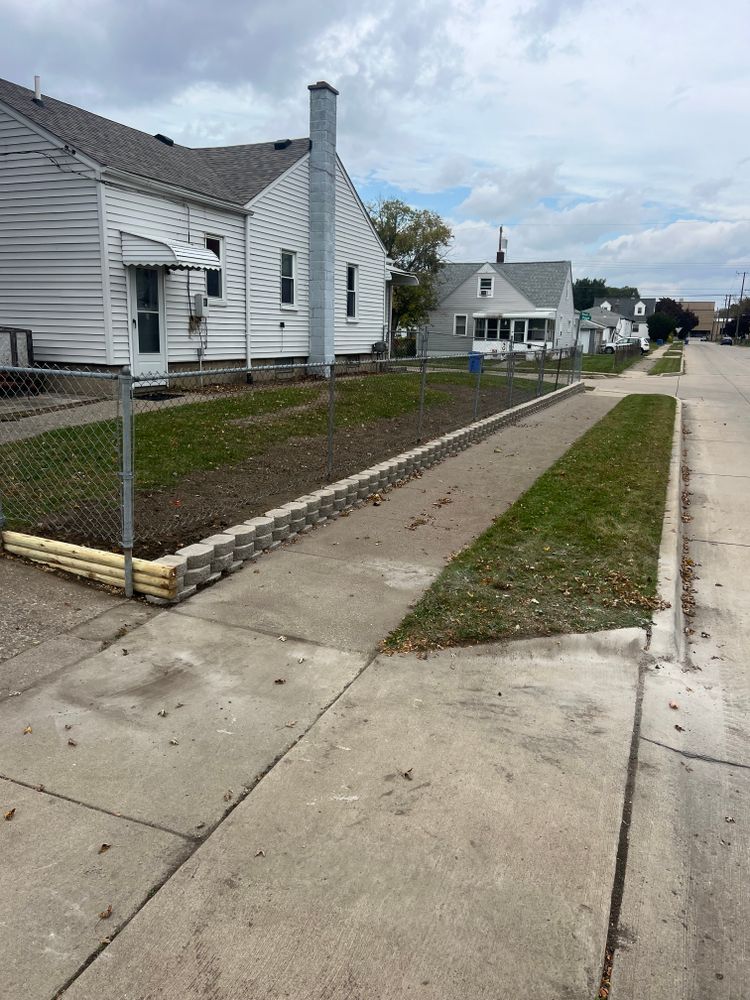 Retaining walls for Alltimate Outdoor Services in Warren, MI