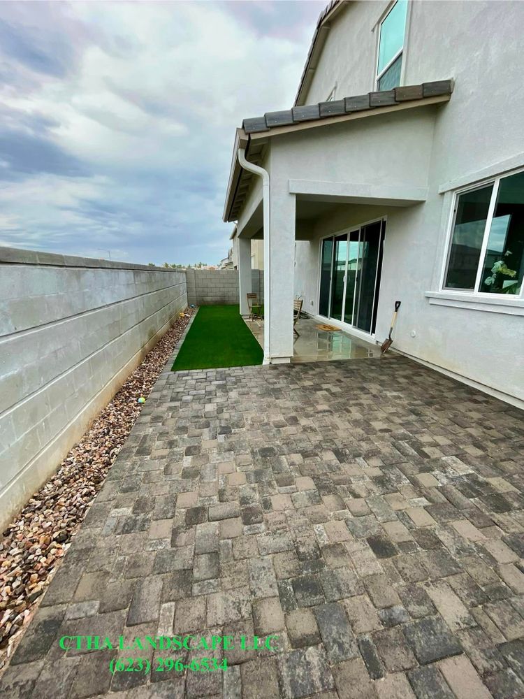 Hardscaping for CTHA Landscape in Phoenix, AZ