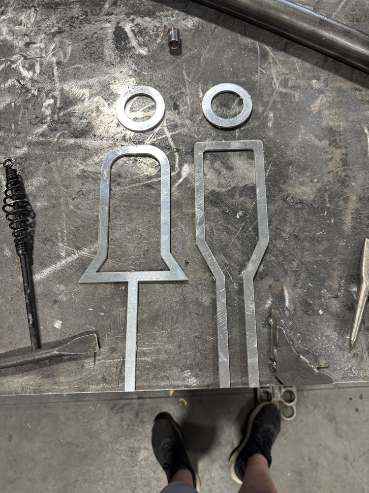 Small CNC Plasma Cut Signs for Mojo Welding & Fabrication in Broken Arrow, OK