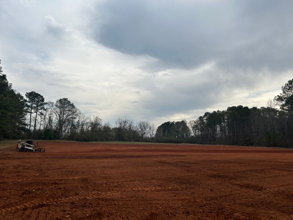 Dirt Work for Sandy Creek Hydroseeding in Monroe, GA