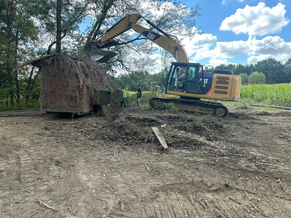 Our Land Clearing & Demolition service efficiently prepares your site for new projects, ensuring safe and thorough removal of debris, trees, and structures to create a clean slate for construction. for Crump Construction & Roofing, LLC  in Urich,,  MO