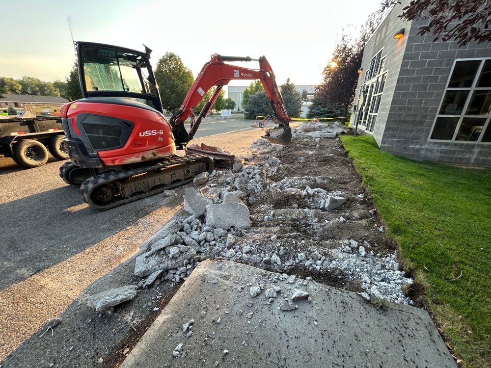 Concrete work for Remington Builders in Idaho Falls, ID