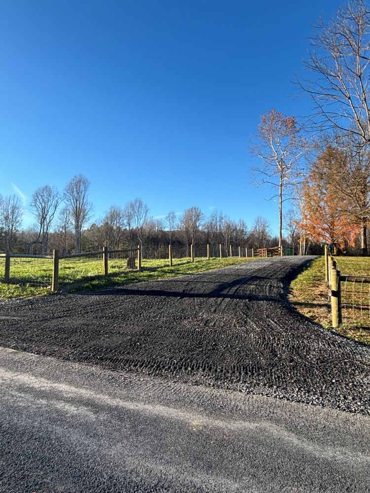 Grading for Schrock’s Land Management in Northern Virginia, Shenandoah Valley, VA