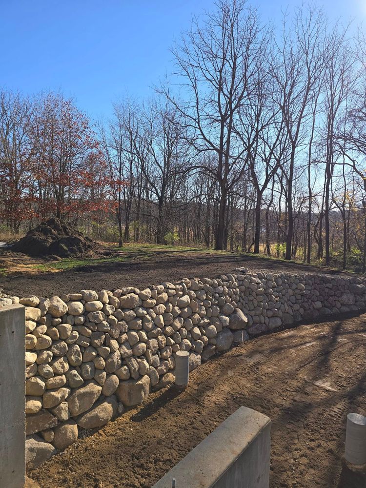 Hardscaping for Michiana Boulders Landscaping & Excavating in Union, MI