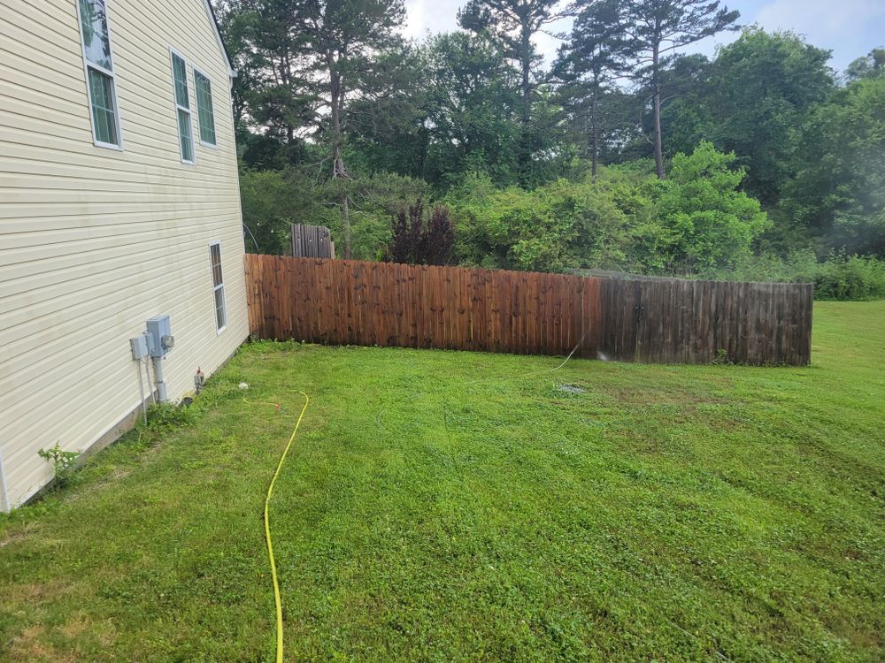 Fence/wood deck washing for Hydro Hustle in Athens,  GA