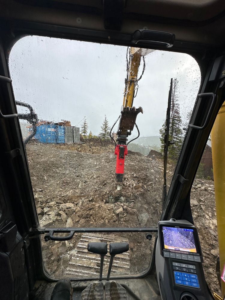 Dirt Work for R&H Homes in Bozeman, MT