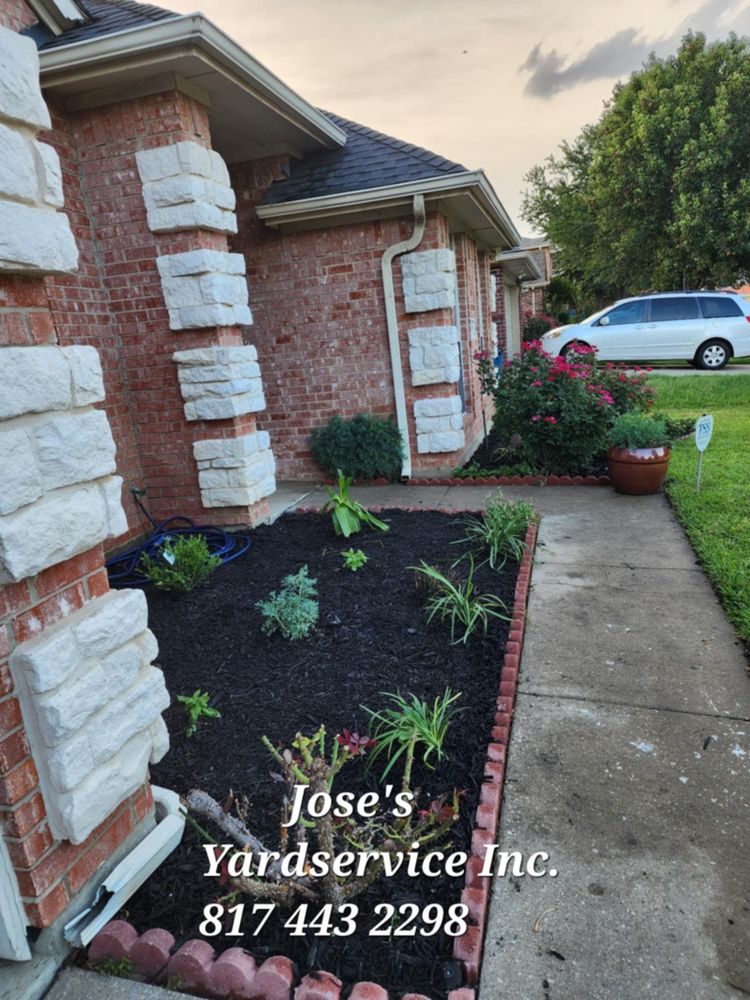 Enhance your garden's health with our mulching service. Our expert team uses a top-quality mulching mower to enrich soil, retain moisture, and reduce weeds, ensuring a vibrant landscape all year round. for Jose's Yardservice in Keller, TX
