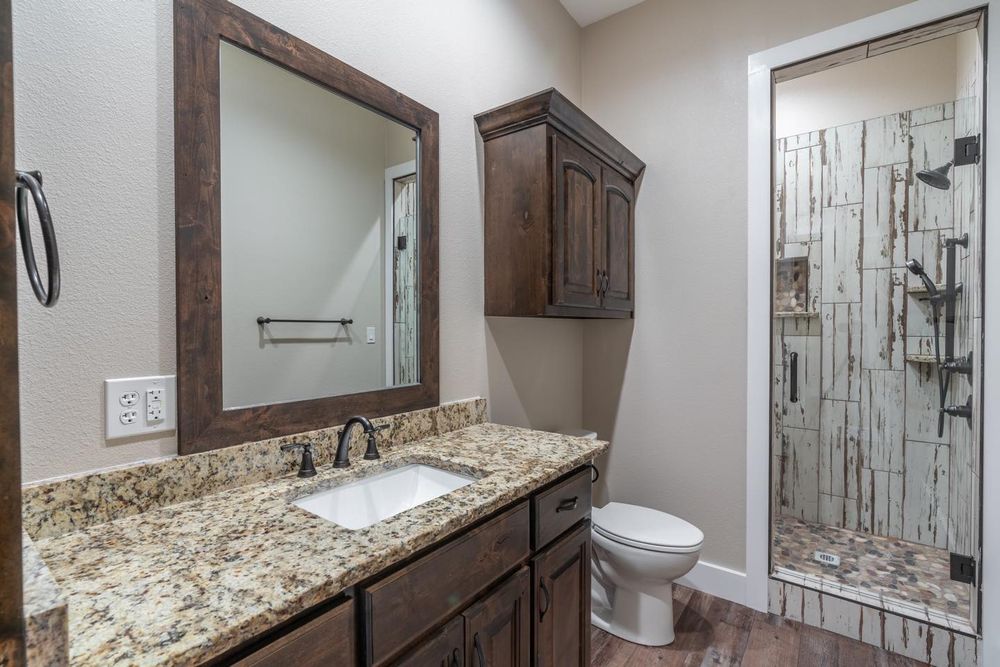 Our professional bathroom construction service ensures a seamless and stress-free experience, delivering high-quality craftsmanship, personalized designs, and timely installations tailored to transform your bathroom into a stylish retreat. for T & C Metal Builders in Northeast, TX