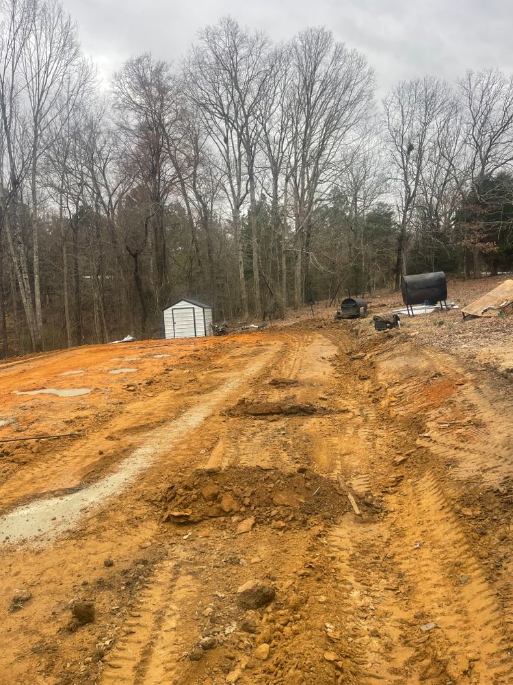 Pad, piers and foundation. for Maness Trucking & Excavation in Lexington, TN