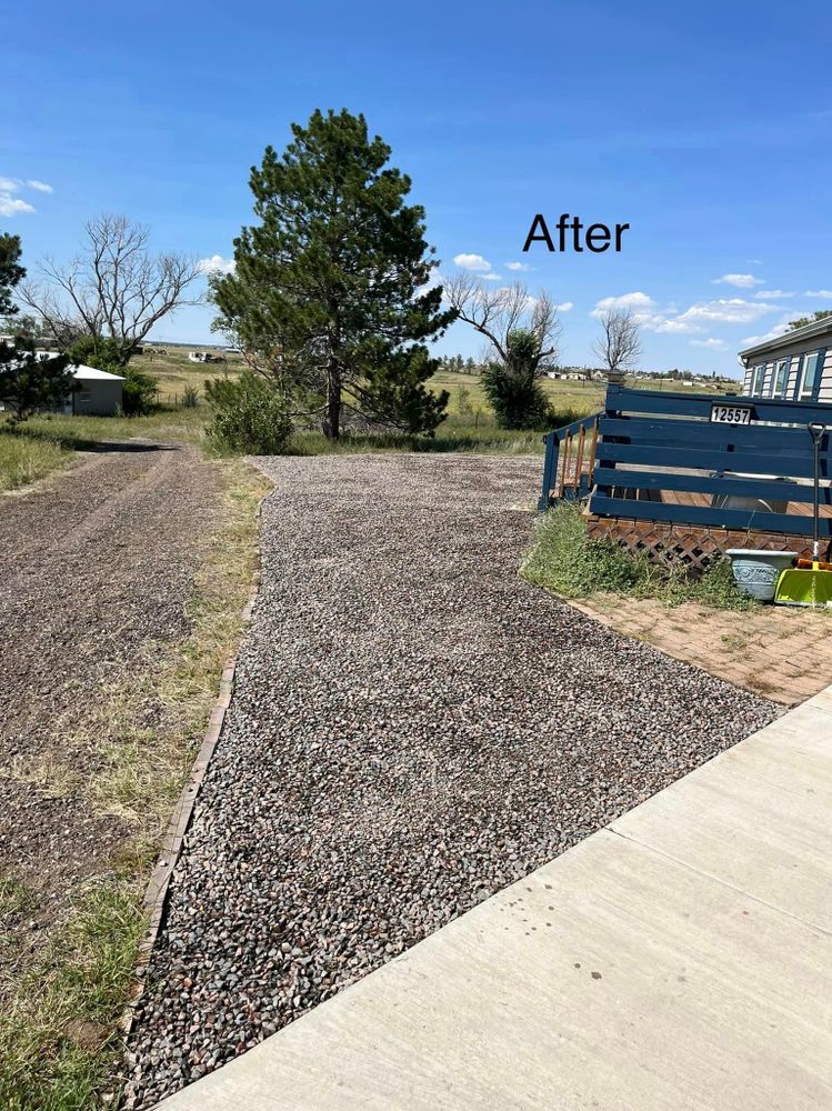 Fall and Spring Clean Up for Top of The Edge Landscape in Peyton,  CO