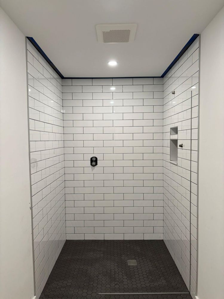 Tiling for Novo Tile Co. in Lillington, NC