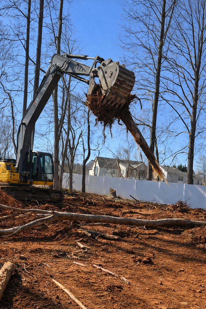 Our professional Land Clearing service efficiently removes trees, shrubs, and debris to prepare your property for new construction or landscaping projects while ensuring environmental responsibility and site safety. for Mountainside Property Services LLC in Warrenton, VA