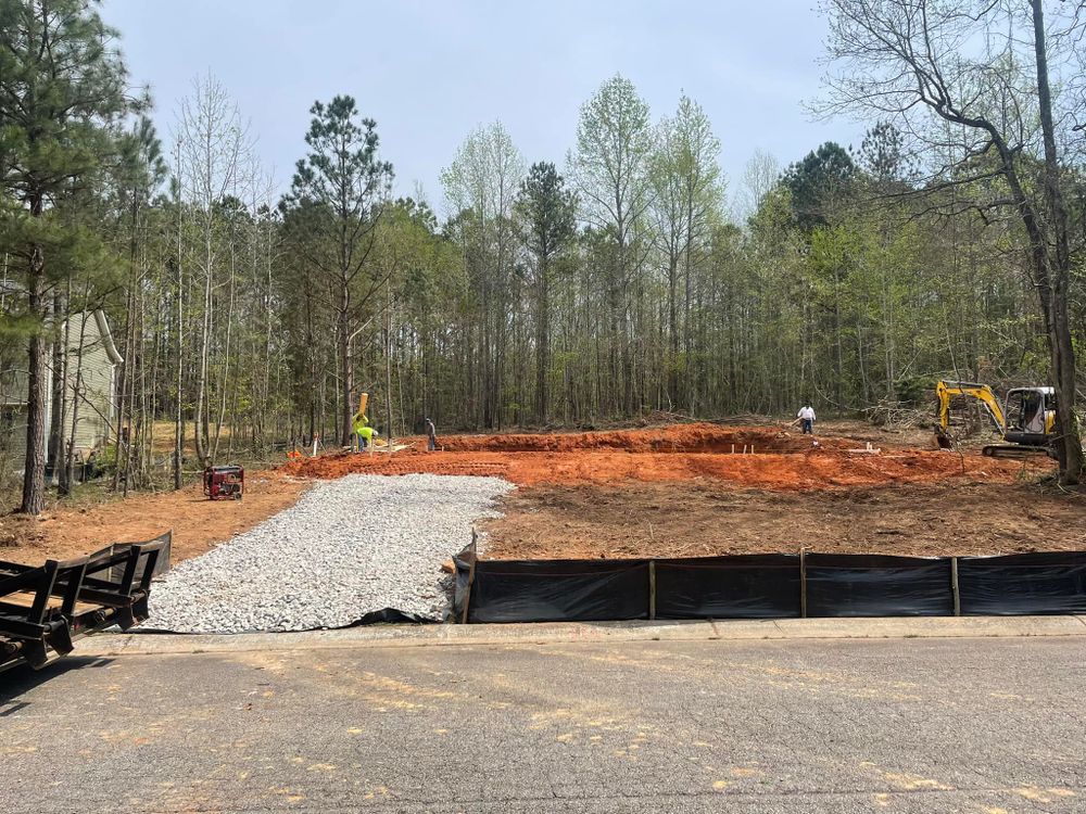 Concrete Work for AztecArt LLC in Franklin, GA