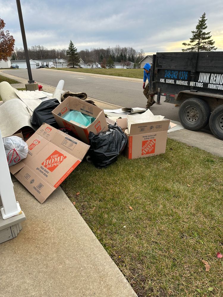 Before & Afters for Blue Eagle Junk Removal in Oakland County, MI