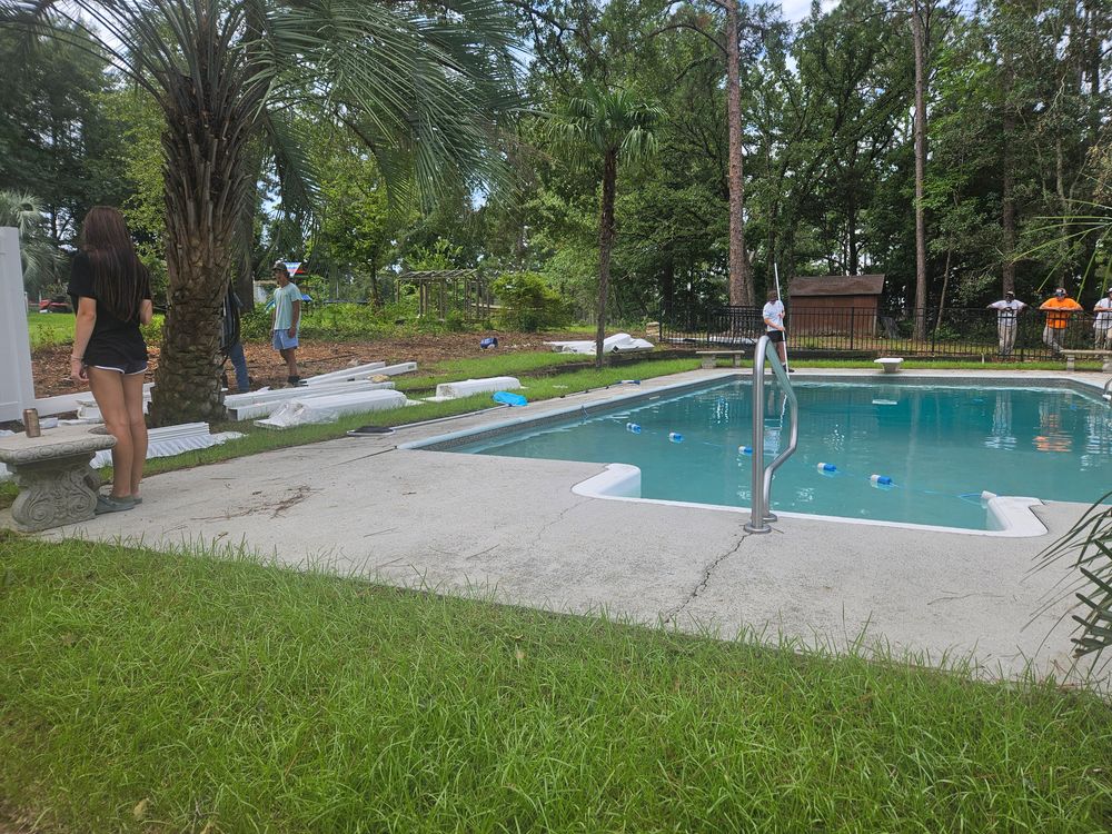 Painting / Pool Refinishing for American Privacy Fencing & More in Statesboro, GA