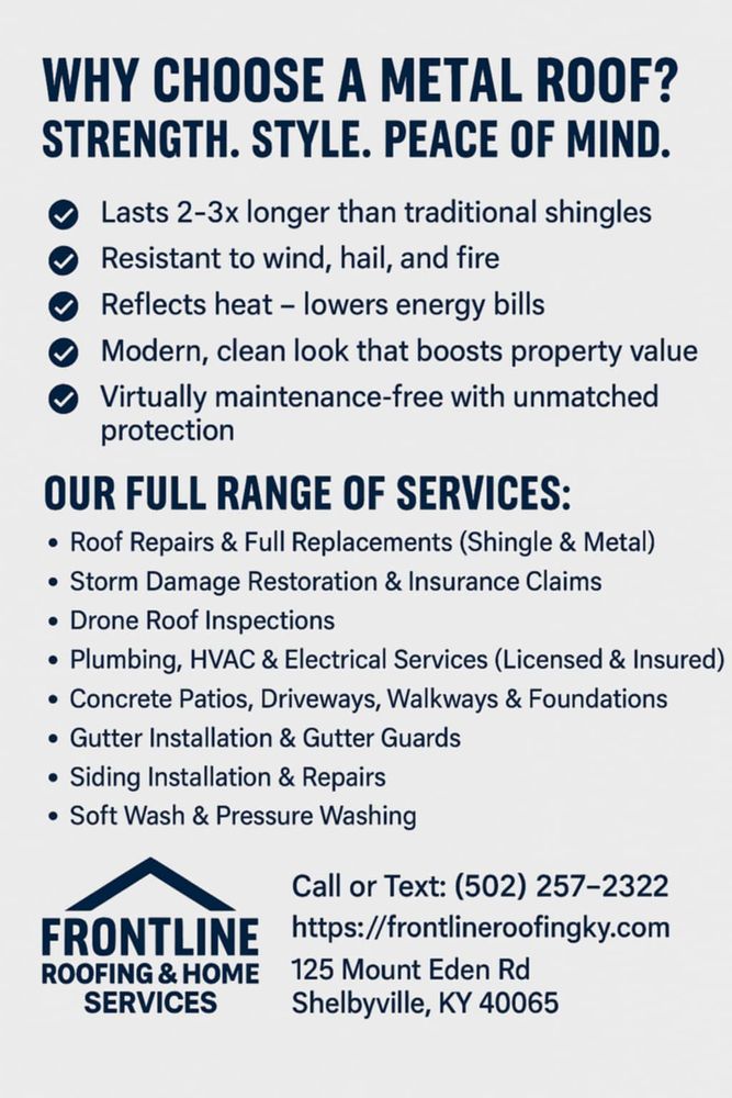 All Photos for Frontline Roofing & Home Services in Shelbyville, KY
