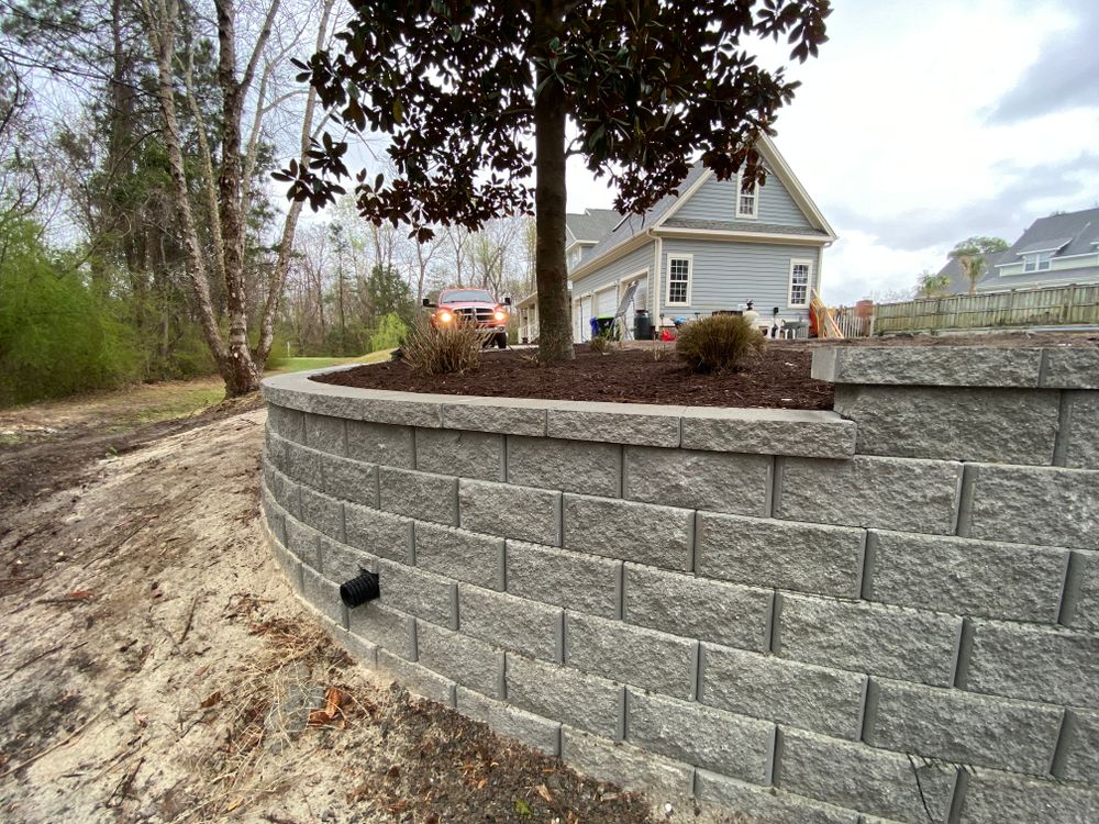 Hardscaping for Djosey Landscapes in Wilmington, NC