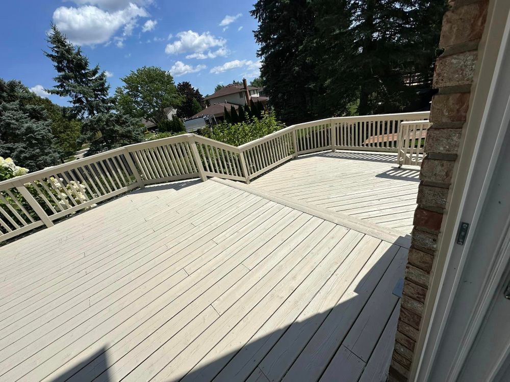 Our Deck Restoration service enhances the beauty and longevity of your outdoor living space by repairing, staining, and sealing your deck to protect it from weathering and wear. for CDD Painting in Downtown Detroit,, MI