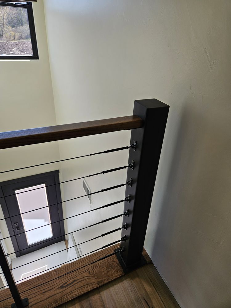 Interior Railing  for Timber Concepts  in Abrams, WI