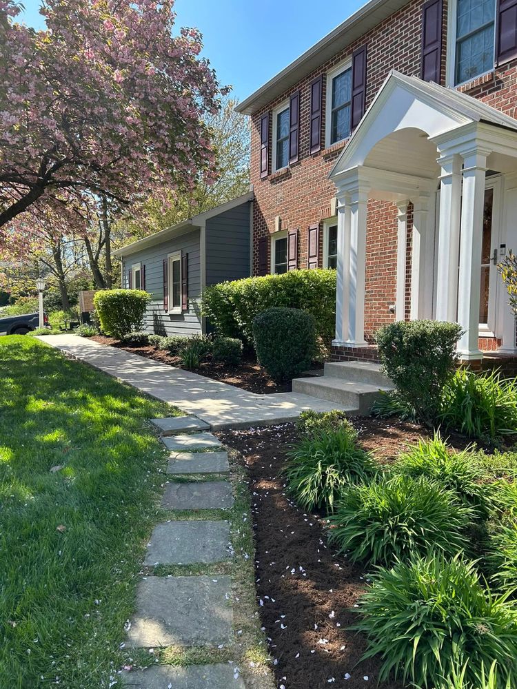 Enhance your home's beauty with our expert stone veneer installation service, adding elegance and durability. Our skilled team seamlessly integrates high-quality decorative stones into your landscape for a stunning, natural look. for Eric's Property Service in Conestoga, PA