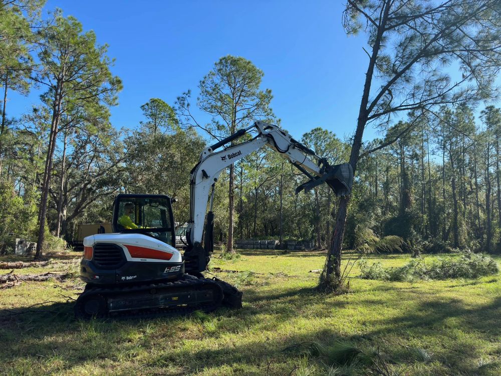 Excavating for Windspirit Land Services in Hillsborough County, FL