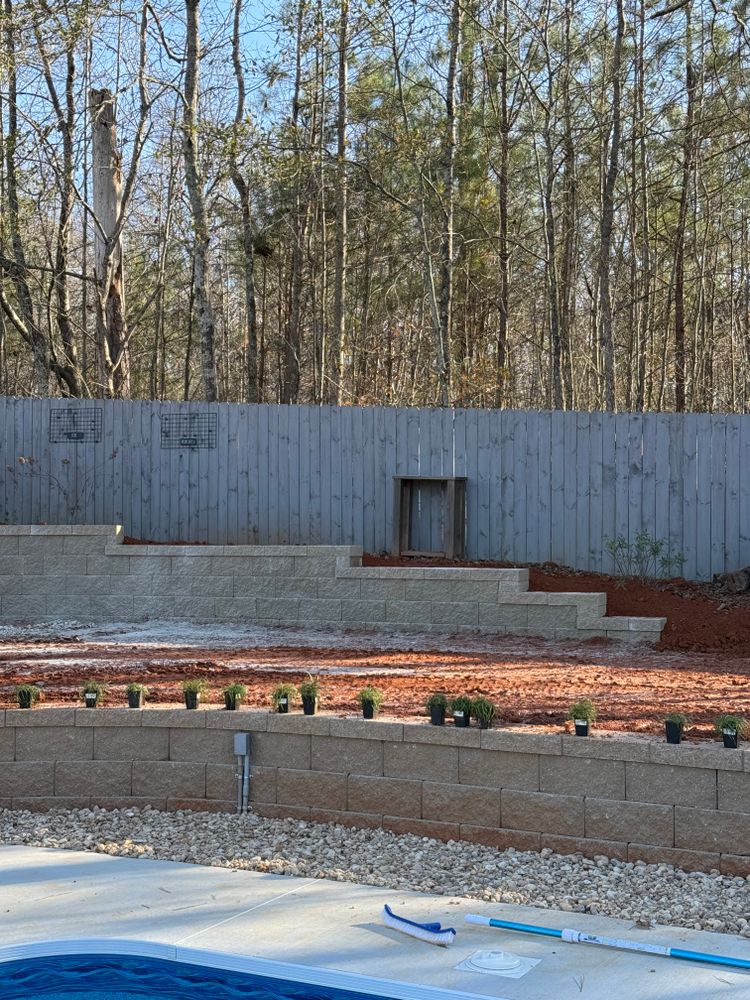 Retaining Walls for 360 Grading and Concrete in Bremen, GA