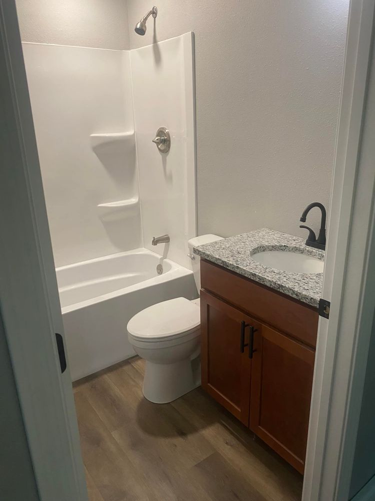 Transform your bathroom into a luxurious retreat with our expert renovation service. From modern upgrades to complete remodels, we create beautiful and functional spaces tailored to your style and needs. for Dow Construction in Clarinda ,   IA