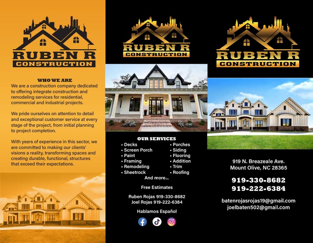 All Photos for Ruben R construction in Mount Olive, NC