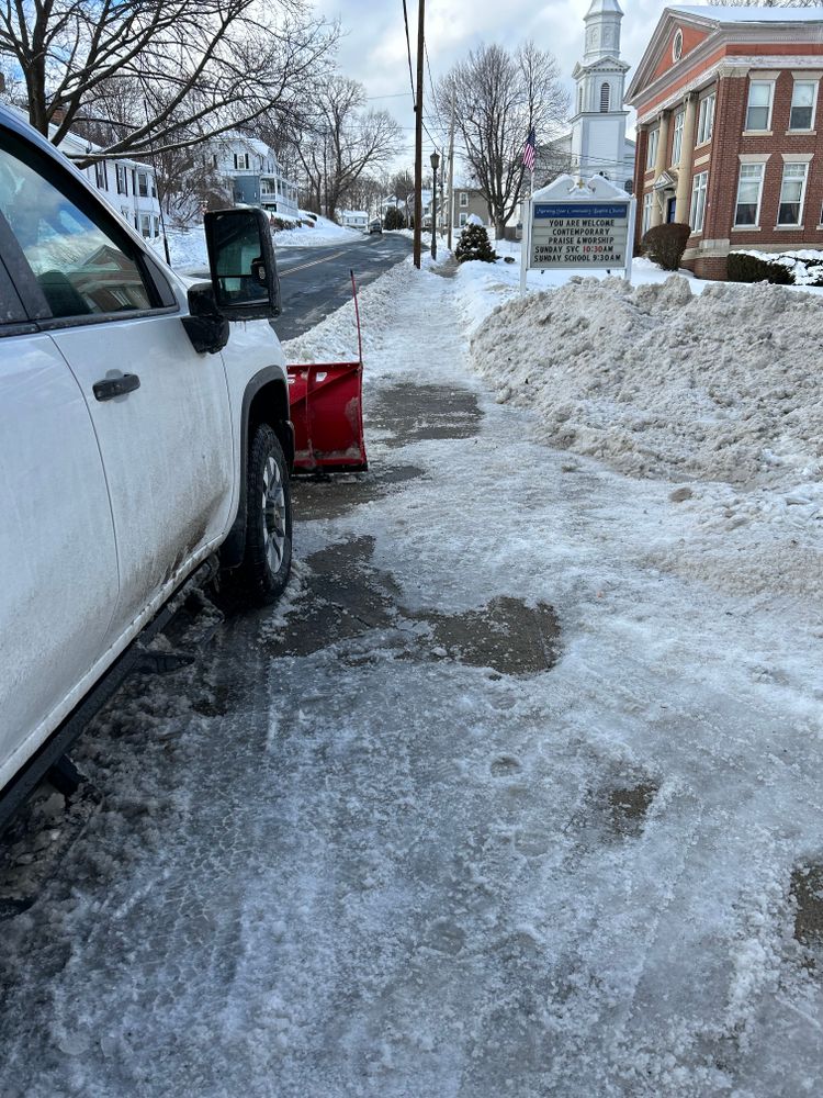 Our Snow Removal service offers prompt, efficient clearing of driveways and walkways, ensuring safety and accessibility for your home during winter storms—keeping you warm inside while we handle the cold outside. for Pronovost Landscaping & Irrigation in Palmer, MA