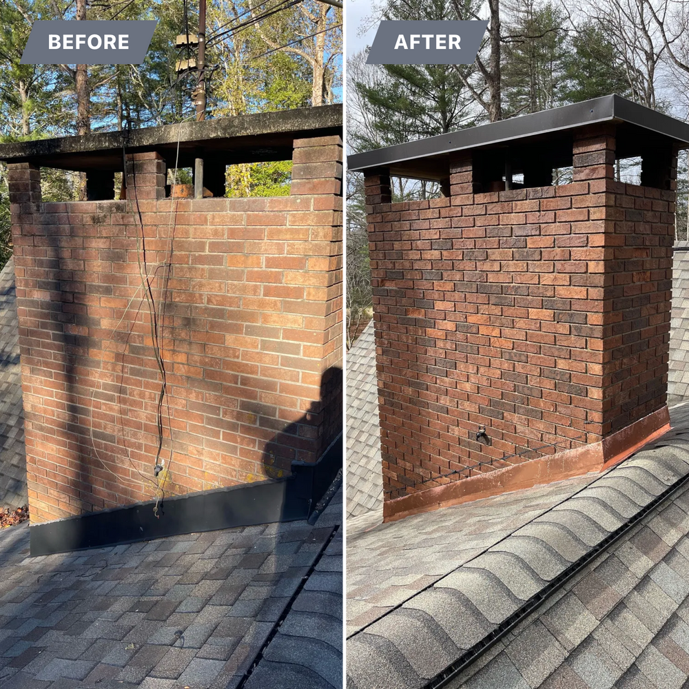 Chimney for RJ Roofing of WNC in Brevard, NC