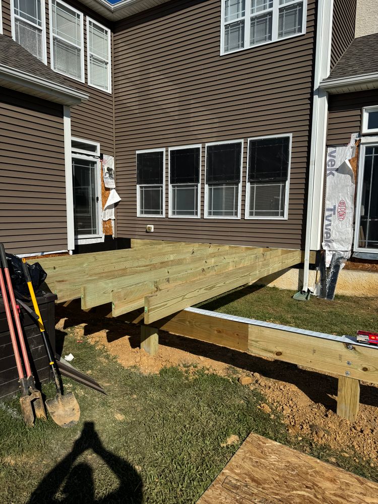 Parkside - deck & kitchen for Thomas J. Gorman Construction in Middletown, DE
