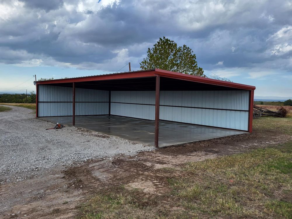 Discover our top-notch carports service, providing durable and stylish steel structures to protect your vehicles from the elements. Enhance your property with our high-quality construction solutions today. for TX Makers Construction in Springtown, TX