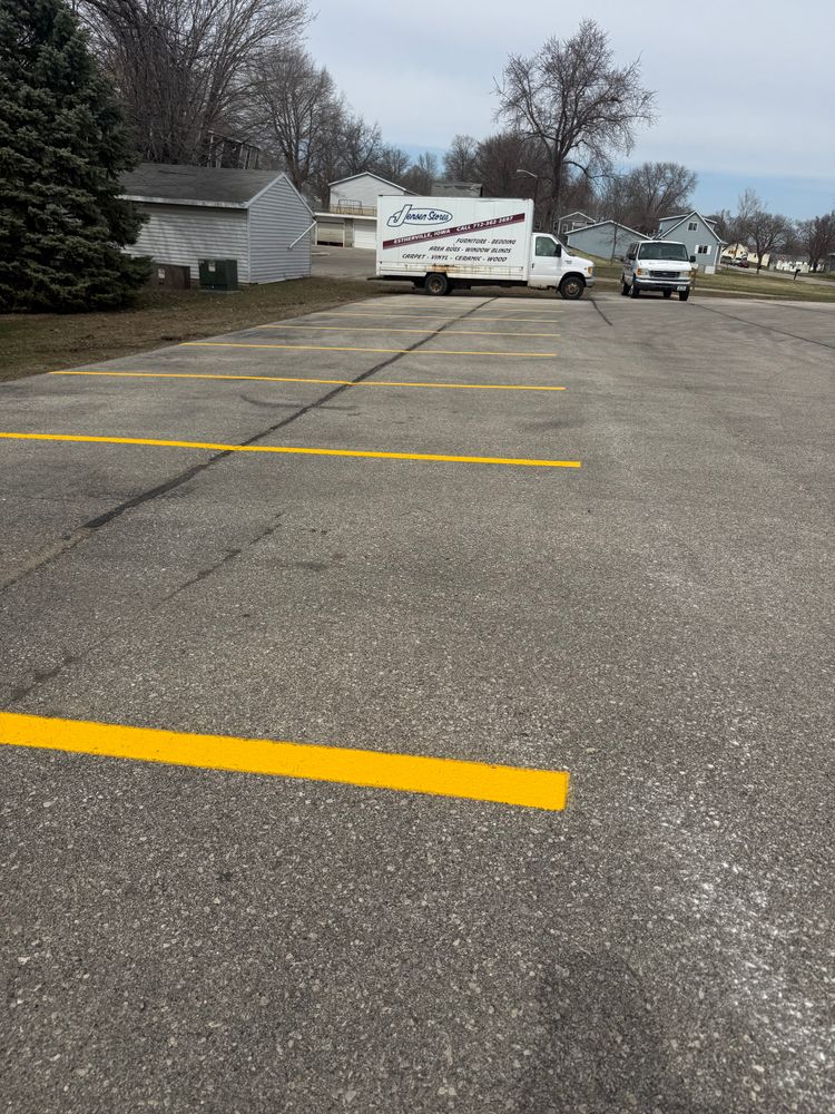 All Photos for Midwest Line Striping LLC in Spirit Lake, IA