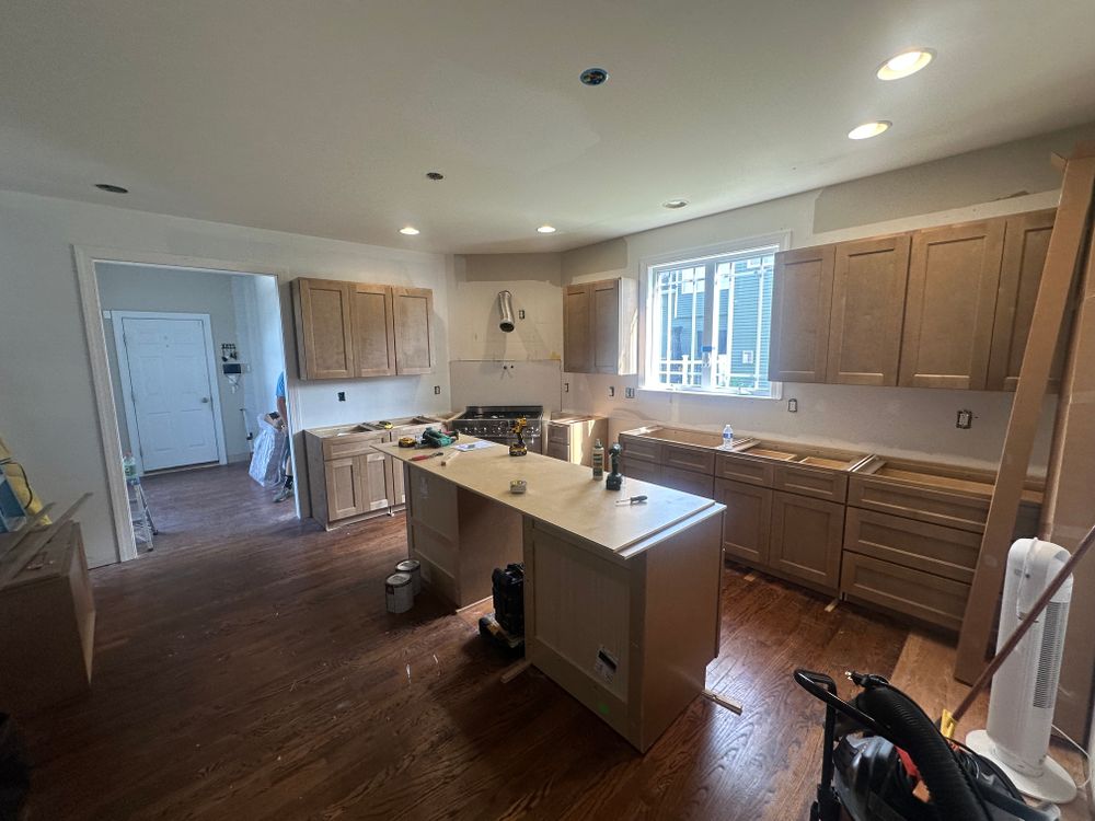 Parkside - deck & kitchen for Thomas J. Gorman Construction in Middletown, DE