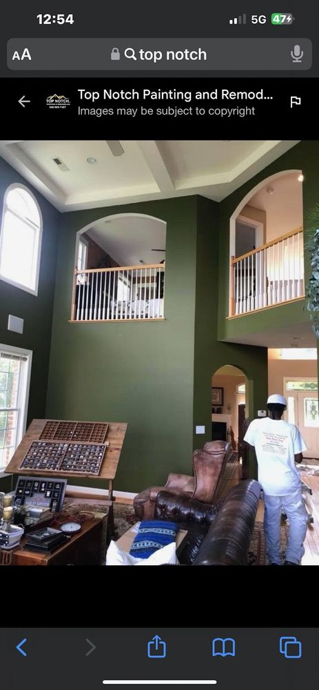 Interior Painting for Top Notch Painting and Remodeling in Vinton, VA
