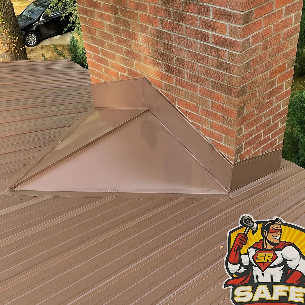 Our roofing installation experts provide top-notch chimney metal flashing services, ensuring superior protection against leaks and weather damage, enhancing your home's safety and prolonging the lifespan of your roof. for Safe Roofing Inc in Jacksonville, NC