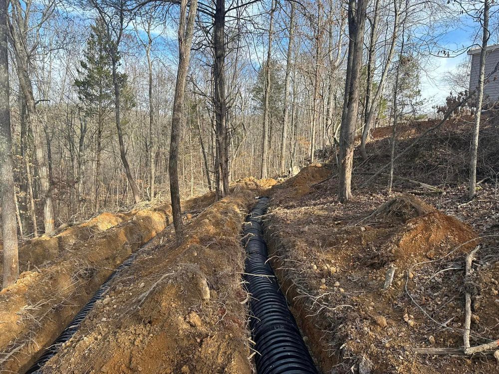 Excavating for Brannon's Construction in Riceville,,  TN