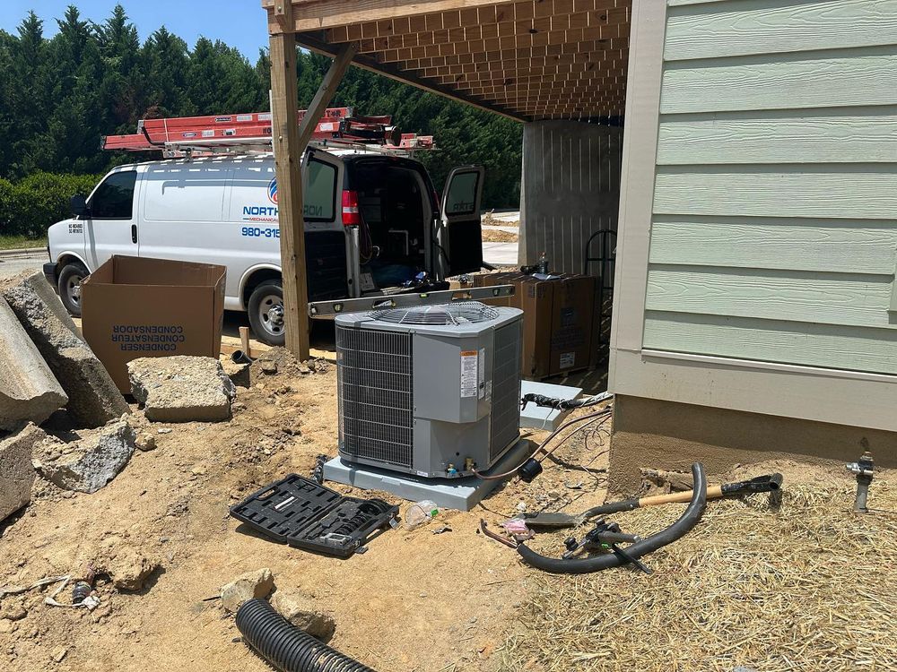 Installation of HVAC Systems for Northstar Mechanical Services Inc in Charlotte, North Carolina