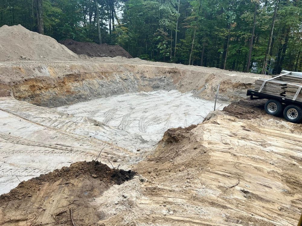 Excavating for M.J. Merrill & Sons Excavation in Manchester, NH