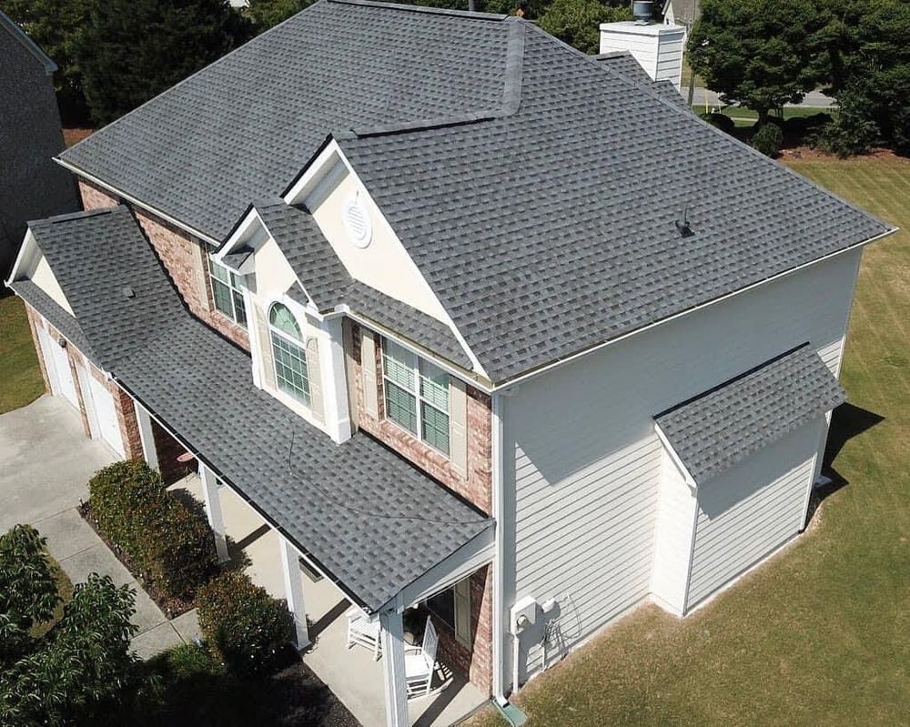 Our roofing installation service includes a thorough inspection, professional installation using quality materials, and efficient workmanship to ensure a durable roof that enhances the appearance and value of your home. for Allied Exteriors in Buford, GA