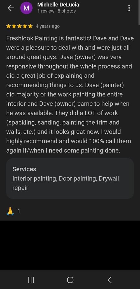 All Photos for Freshlook Painting LLC in Springfield, PA