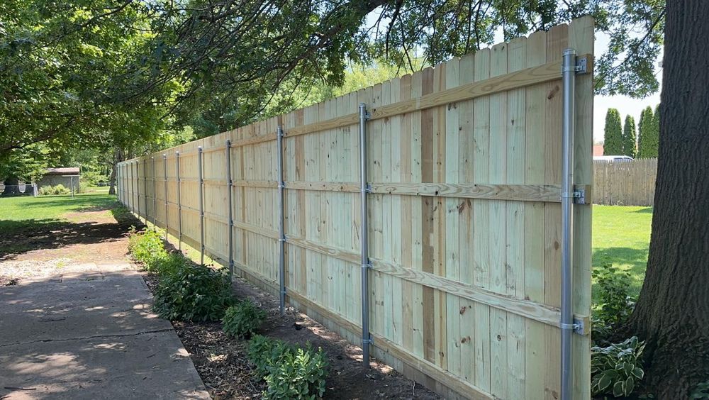 Fence Installation for Illinois Fence & outdoor co. in Kewanee, Illinois