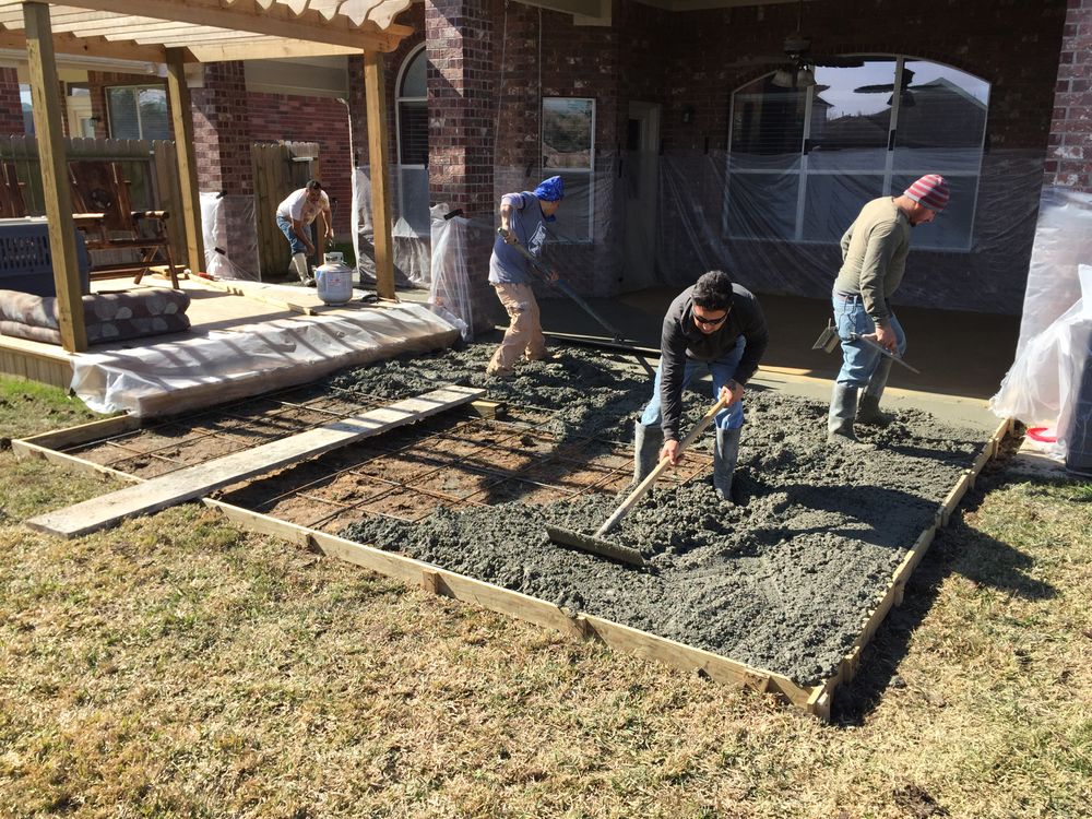 Patios for Texas Curb N Borders in Houston, TX