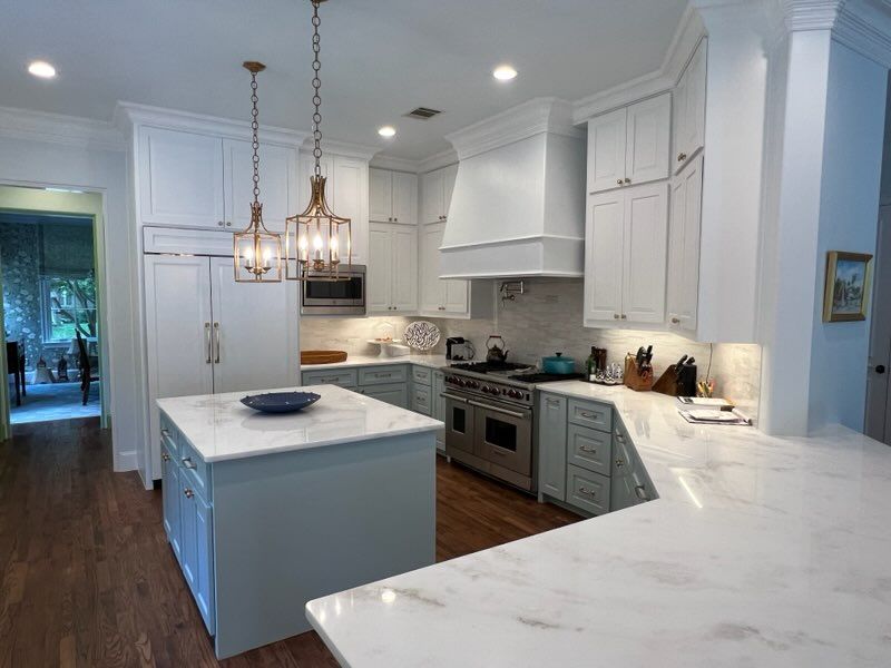 Transform your kitchen with our expert renovation service. Our team can help you create a beautiful and functional space by updating cabinets, countertops, backsplashes, and more to suit your style and needs. for Murtics Fine Floors in Sachse, TX