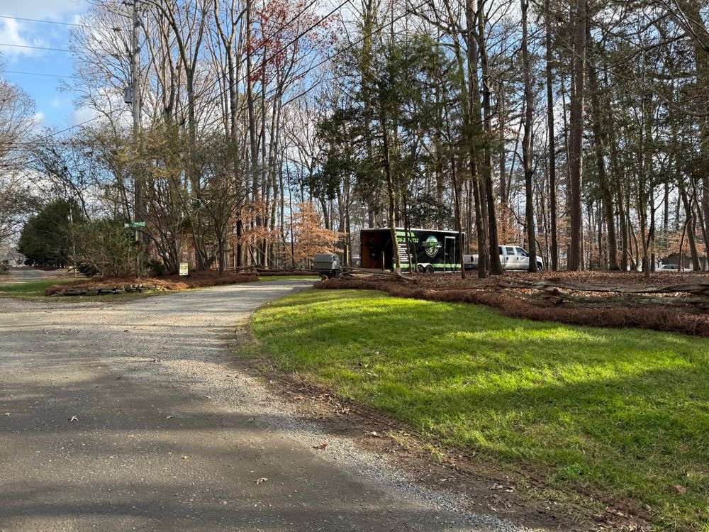 Pine Needle Installation  for Gallimore’s Lawn Care in Thomasville, NC