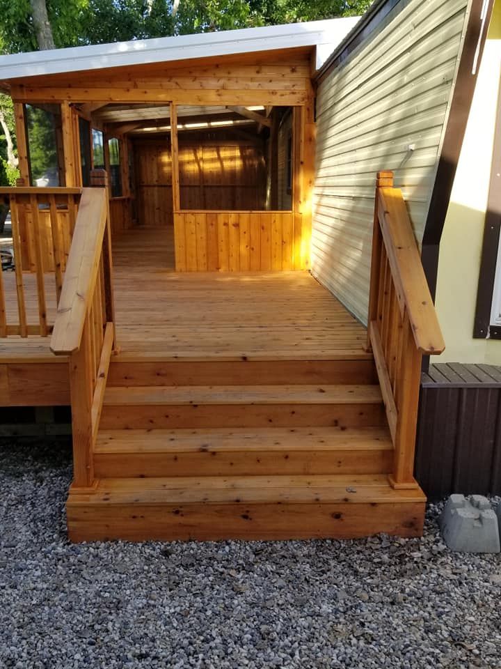 Decks for Dittbrenner Woodworking in Stanley, ND