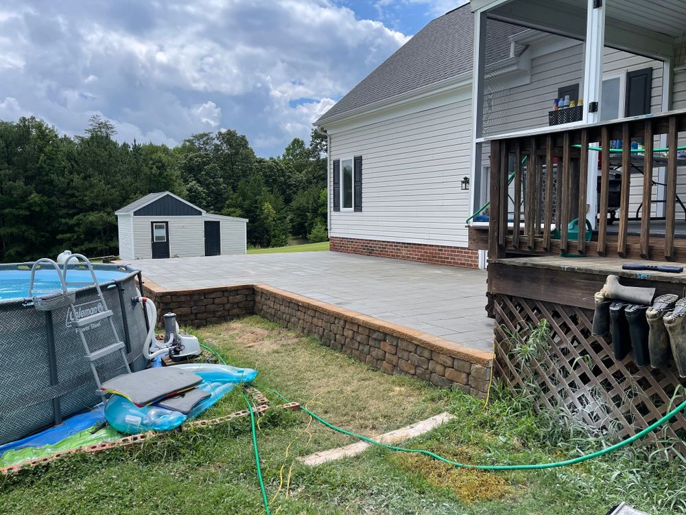 Hardscaping for Lewis Oaks Landscaping in King and Queen County, VA