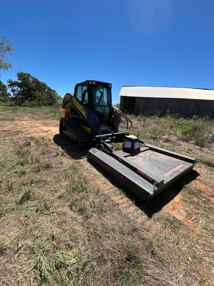 Our Land Clearing service efficiently and safely removes trees, underbrush, and debris from your property to create a clean canvas for landscaping or construction projects. Trust us for expert solutions. for D&D Custom Services in Jacksboro,  TX